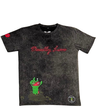 Resurrected Love Tee – Black Wash