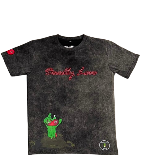 Resurrected Love Tee – Black Wash