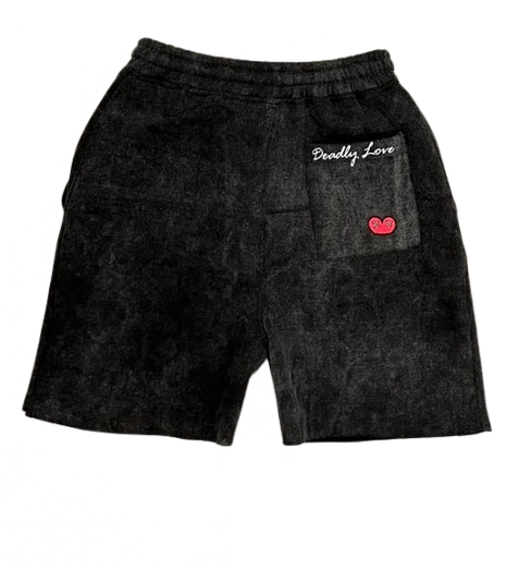 Fatal Love Shorts – Black Wash
