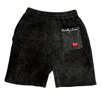 Fatal Love Shorts – Black Wash