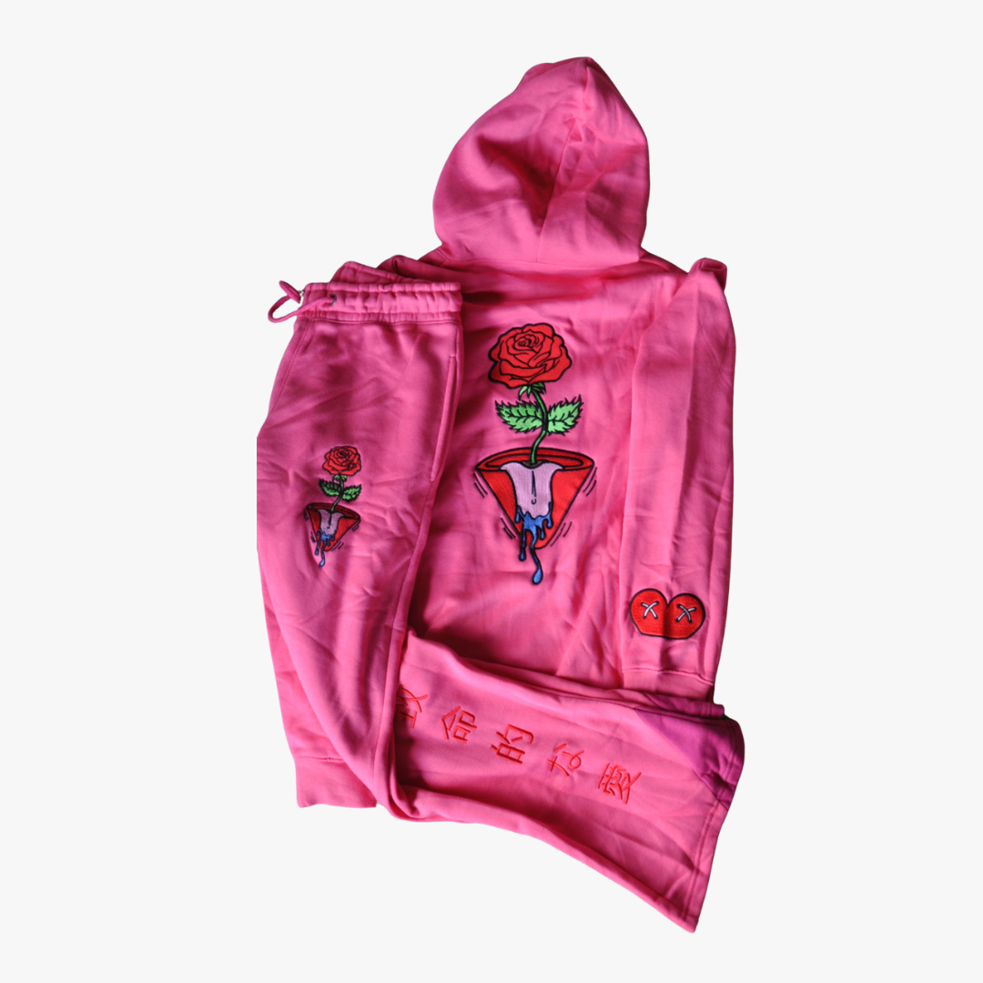 Deadly Pink Sweatsuit- Limited Edition.